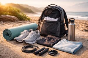 découvrez l'équipement minimal indispensable pour pratiquer votre sport préféré en voyage, alliant légèreté et praticité pour rester actif où que vous soyez.