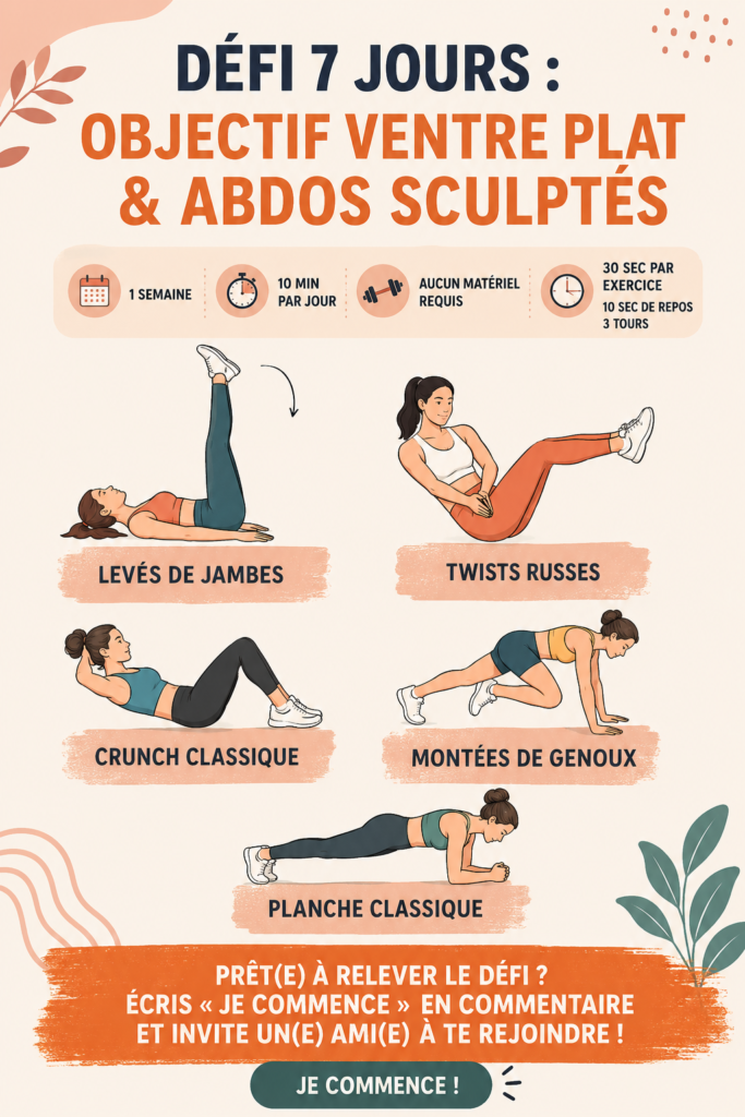 Femmes faisant des exercices pour un ventre plat et des abdos sculptés