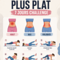 Femme souriante faisant des exercices pour un ventre plus plat.