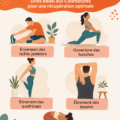 Femme pratiquant des étirements en fin d'entraînement pour une récupération optimale