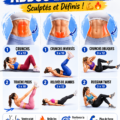 Femme en train de faire des exercices pour des abdos sculptés