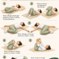 Femme pratiquant des exercices de relaxation pour améliorer son sommeil