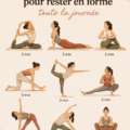 Femme pratiquant un flow de yoga rapide au lever du soleil