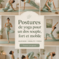 Femme pratiquant le yoga dans un parc, visant à renforcer sa colonne vertébrale