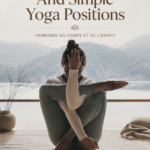 Femme pratiquant une posture de yoga simple dans un jardin