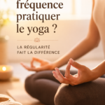 Femme pratiquant le yoga dans un cadre paisible