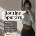 Femme dans un parc effectuant des exercices pour sa routine sportive.