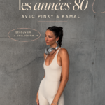 Collection de vêtements inspirée des années 80 par Pinky & Kamal représentant des couleurs vives et des motifs audacieux.