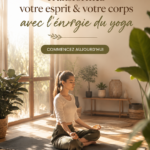 Femme pratiquant le yoga dans un environnement calme et apaisant