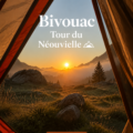 Bivouac au Néouvielle avec vue sur les montagnes