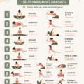 Femme s'étirant dans un parc pendant le défi de stretching