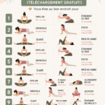 Femme s'étirant dans un parc pendant le défi de stretching