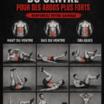 Femme effectuant un exercice de renforcement du core dans un cadre chaleureux et accueillant.