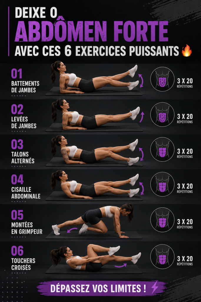 Femme souriante effectuant des exercices de renforcement abdominal dans un parc
