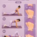 Femme en train de faire des exercices doux pour le corps dans un environnement serein.