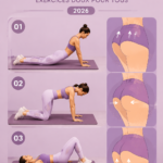 Femme en train de faire des exercices doux pour le corps dans un environnement serein.