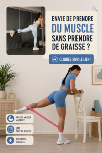 Une femme s'entraînant avec des poids pour renforcer sa musculature sans prendre de graisse.