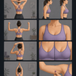 Femme faisant de l'exercice à domicile pour perdre du poids
