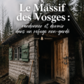 Vue panoramique du Massif des Vosges avec des sentiers de randonnée.
