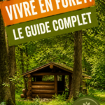 Femme contemplant la forêt, représentant le mode de vie en harmonie avec la nature.