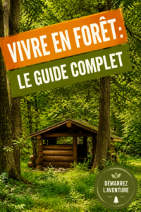 Femme contemplant la forêt, représentant le mode de vie en harmonie avec la nature.