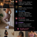 Femme s'entraînant avec des poids pour le workout Slim Thick