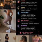 Femme s'entraînant avec des poids pour le workout Slim Thick