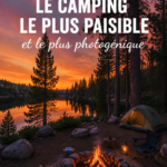 Vue panoramique d'un lac avec des montagnes, parfait pour le camping à Lake Tahoe