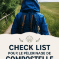 Pèlerinage de Compostelle, une femme avec un sac à dos sur le chemin