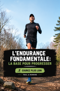 Une femme courant sur un sentier, symbolisant l'endurance fondamentale en trail.