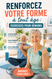 Femme senior faisant des exercices de fitness à la maison