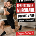 Exercice de renforcement musculaire à domicile, femme effectuant un squat