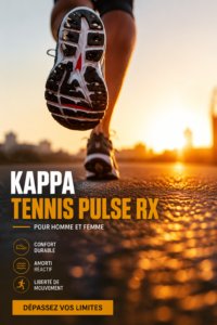 Chaussures Kappa Tênis Pulse RX pour femmes, alliant élégance et confort.