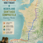 Couverture du Camino Norte en Espagne, montrant un sentier avec des paysages naturels.