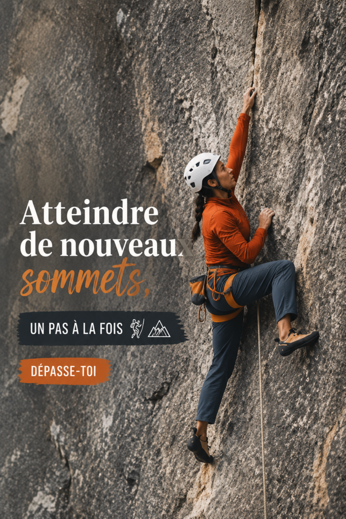 Femme en pleine randonnée en montagne, admirant une vue panoramique
