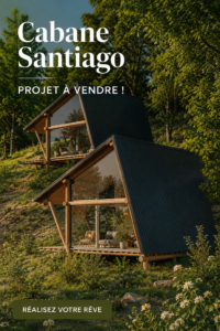 Image de la Cabana Santiago en pleine nature, idéale pour une escapade de plein air.