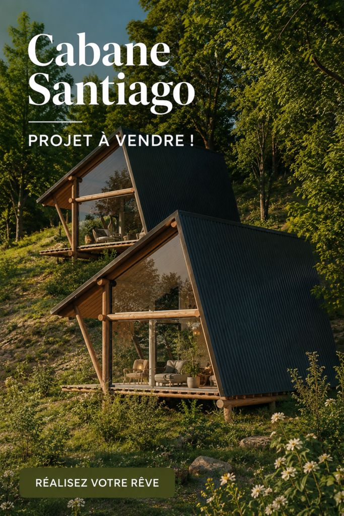 Image de la Cabana Santiago en pleine nature, idéale pour une escapade de plein air.