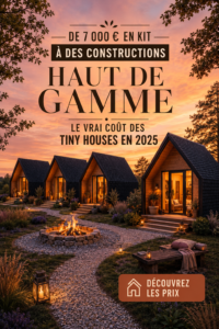Une petite maison écologique dans un cadre naturel.
