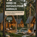 Centre animalier moderne avec espace de vie confortable pour chiens et chats.