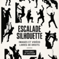 Silhouette d'une grimpeuse sur une paroi rocheuse