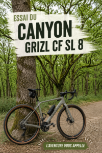 Essai du vélo Canyon Grizl CF SL 8 sur un chemin de gravel