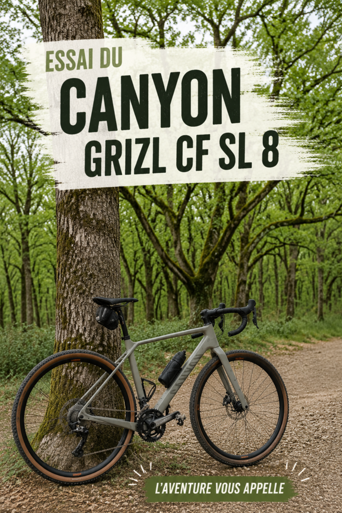Essai du vélo Canyon Grizl CF SL 8 sur un chemin de gravel