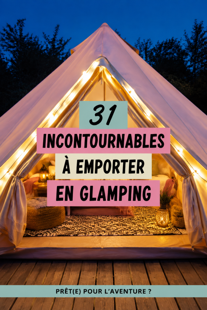 Groupe de femmes en glamping, confortablement installées autour d'un feu de camp.