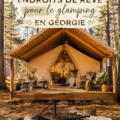 Un site de glamping accueillant en pleine nature avec des tentes luxueuses