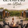 Un cadre naturel idyllique pour un séjour de glamping en Utah avec des tentes confortables.