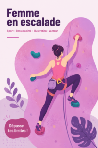 Illustration dynamique de femmes pratiquant des sports en plein air.