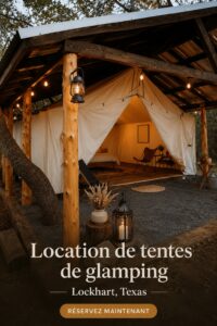 Une tente de glamping élégante dans la nature, parfait pour un séjour confortable à Lockhart.