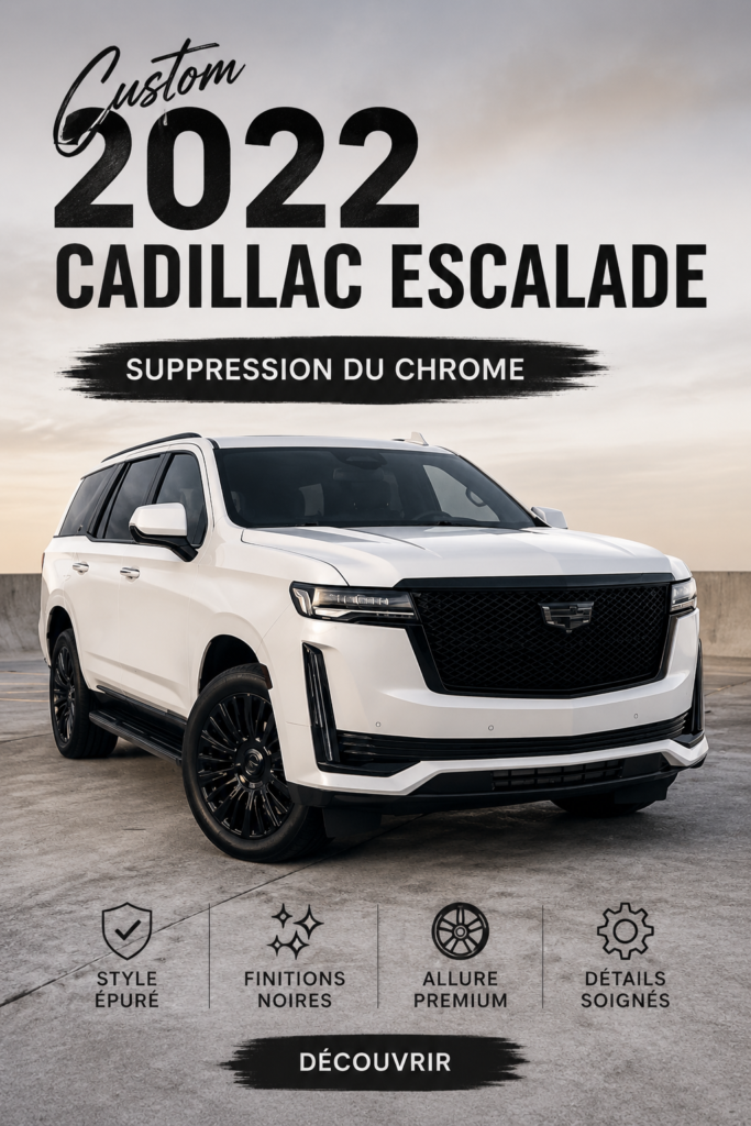 Cadillac Escalade personnalisée avec des détails élégants