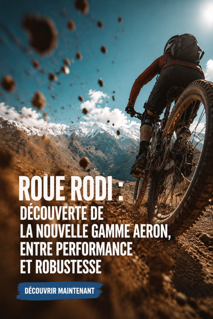 Présentation de la nouvelle gamme de roues Rodi Aeron, idéales pour les activités outdoor.