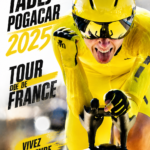 Tadej Pogacar lors d'une course de cyclisme, prêt à participer au Tour de France 2025.